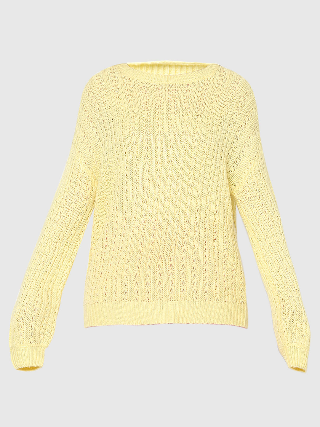 Yellow Lace Sweater