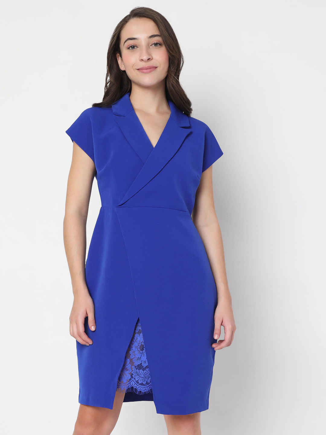 Blue Blazer Dress