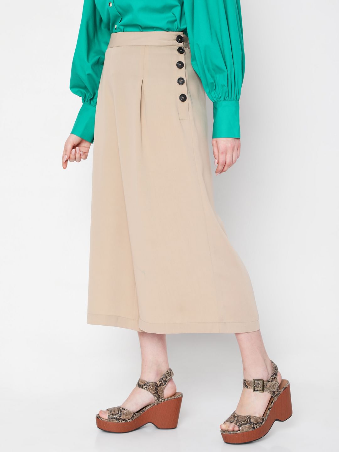 Beige Culottes