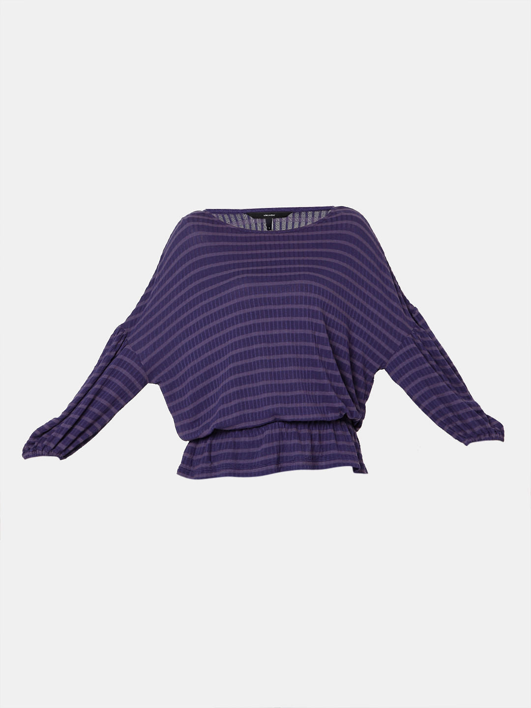 Purple Striped Top