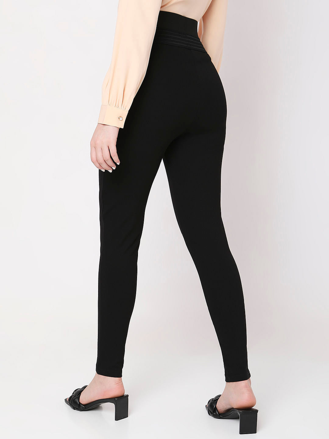 Black High Rise Leggings