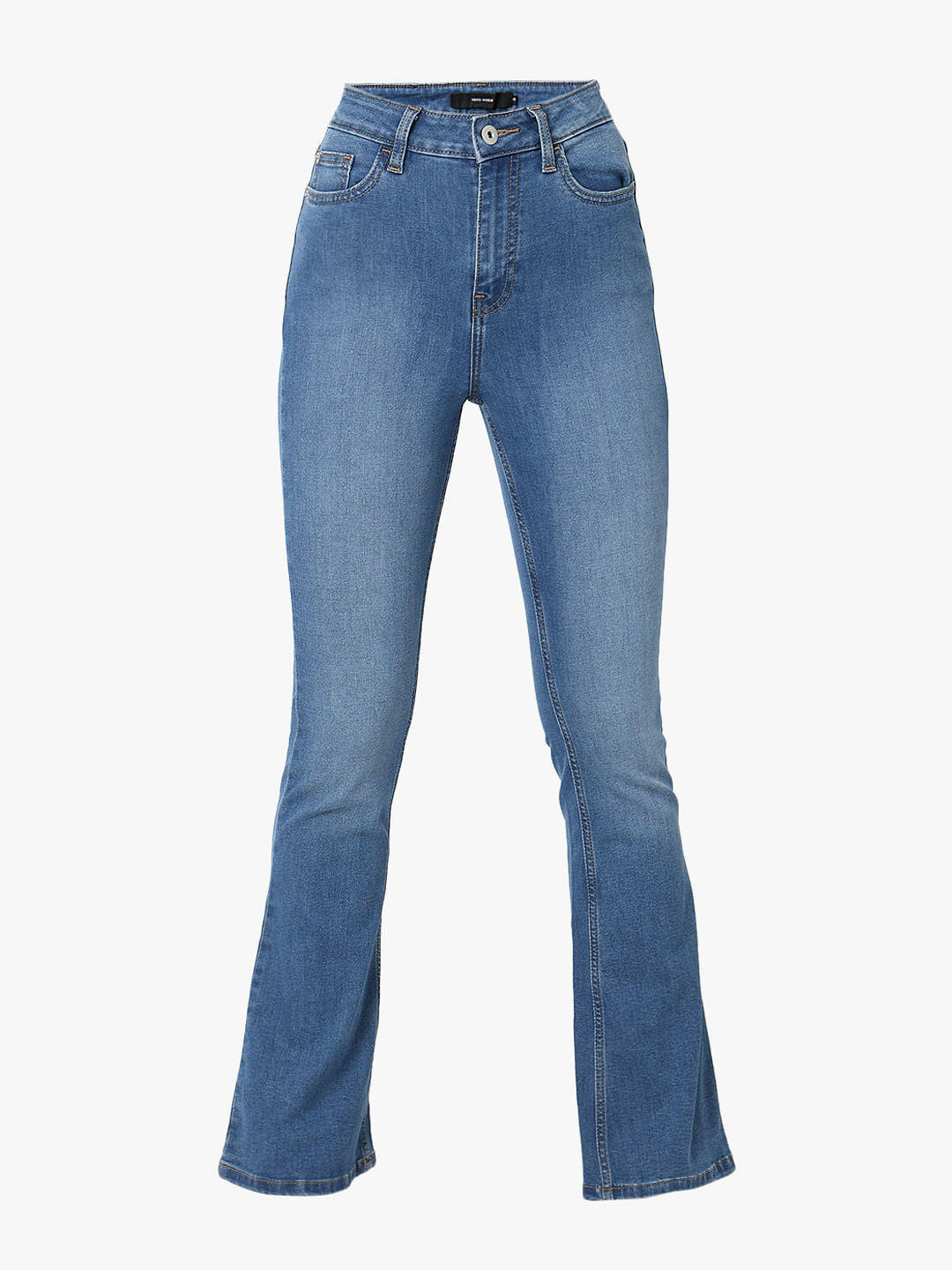 Blue High Rise Petra Bootcut Jeans