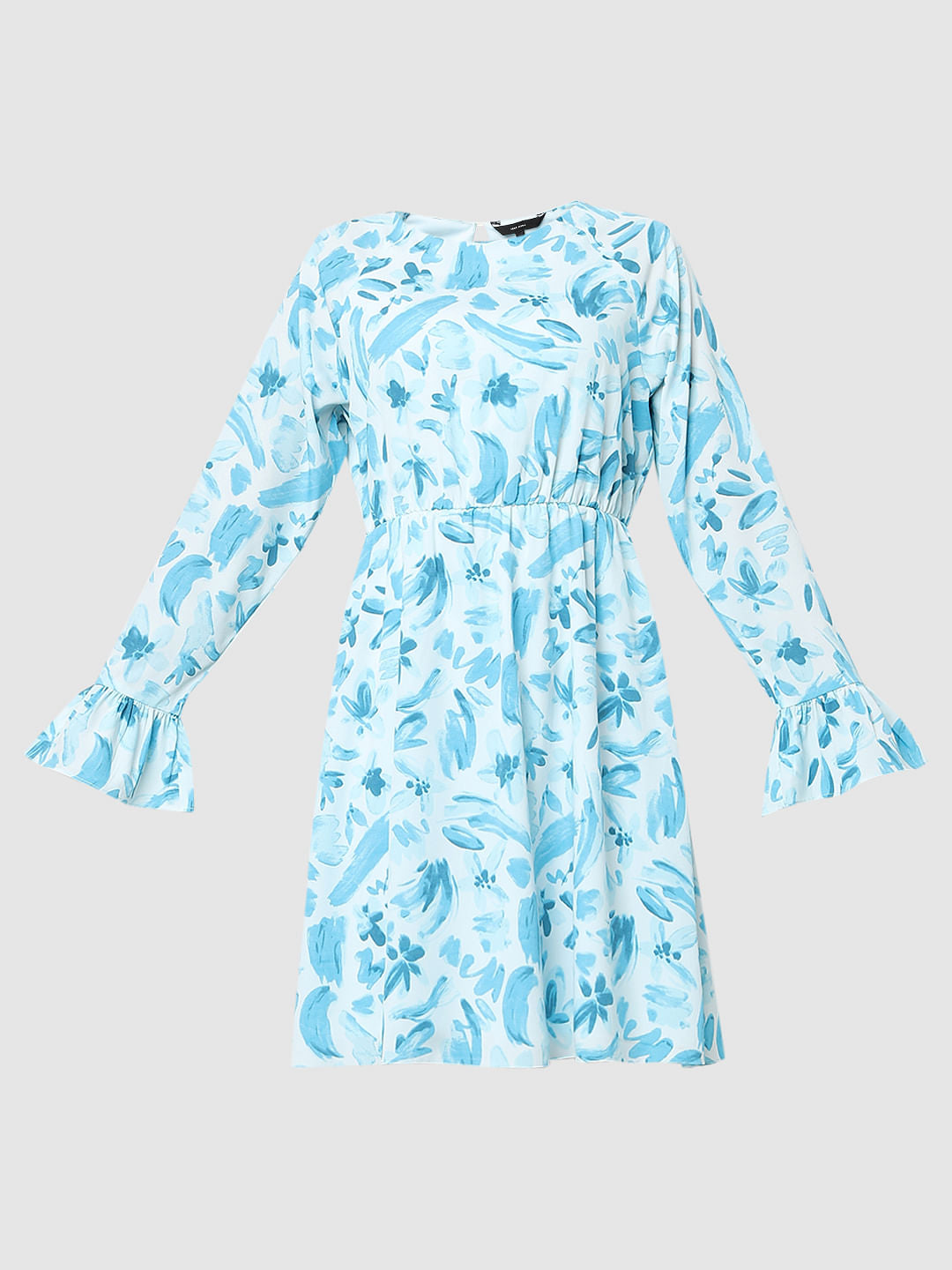 White Floral Shift Dress