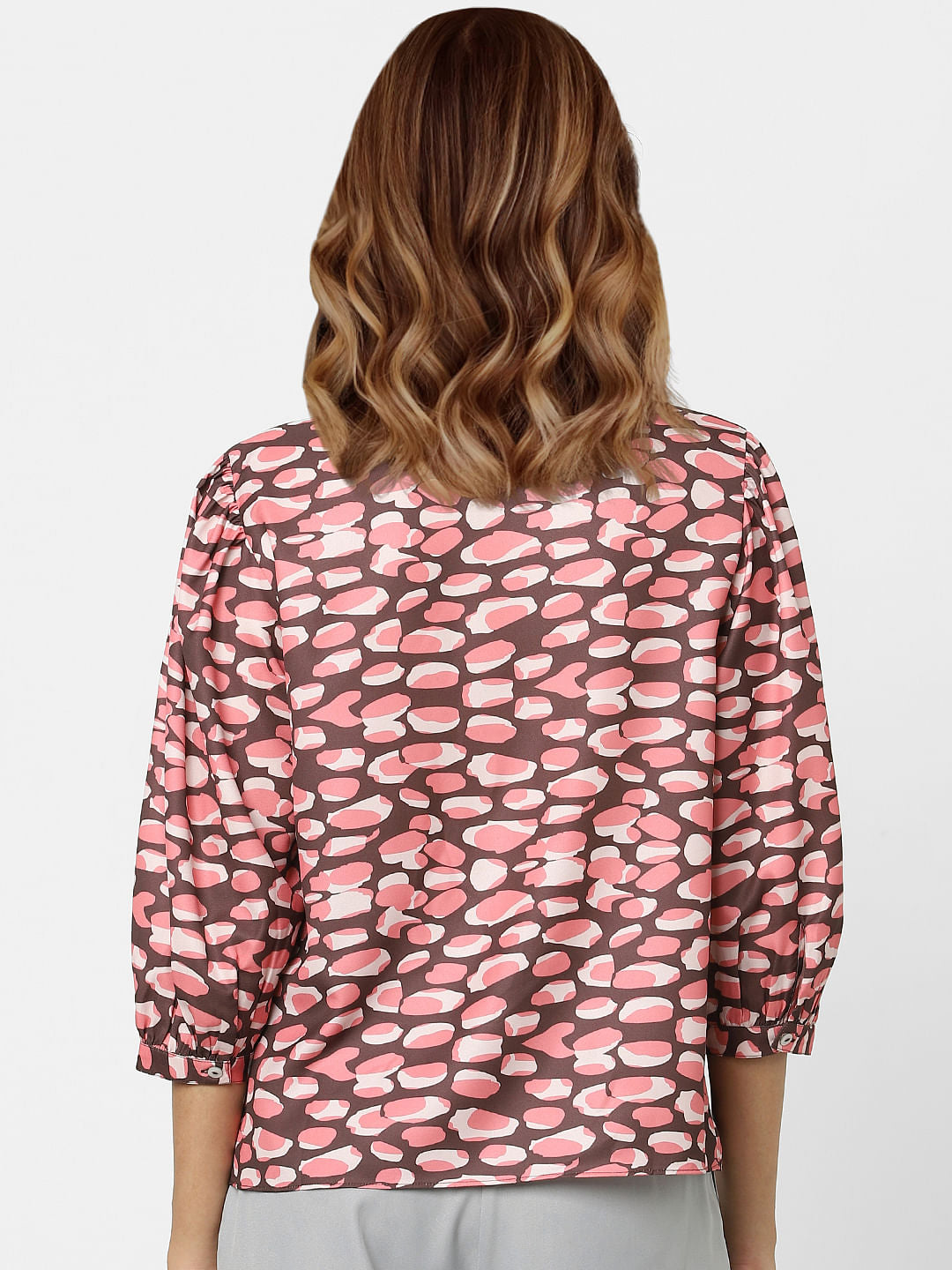 Purple Printed Top