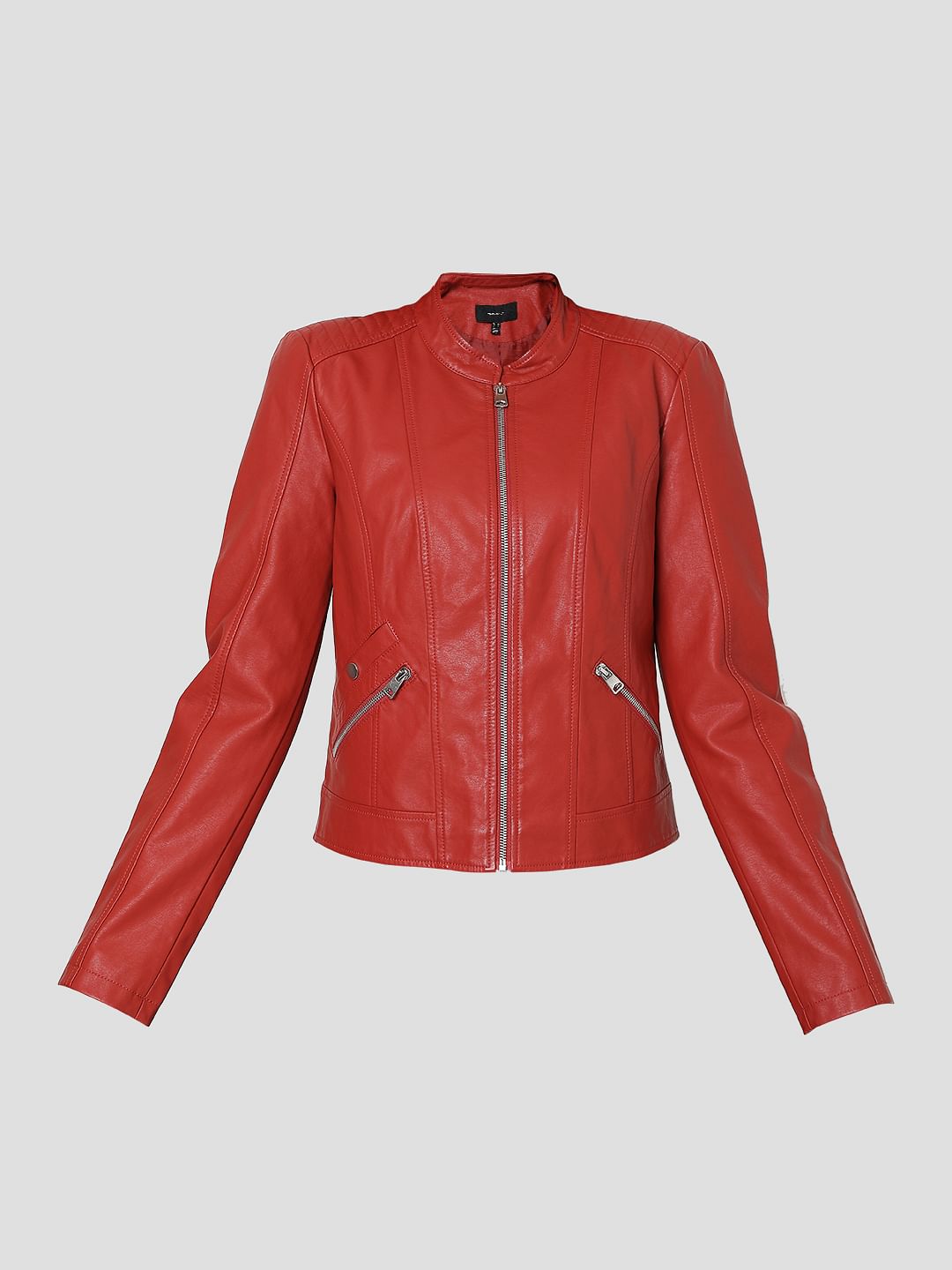 Red Biker Jacket