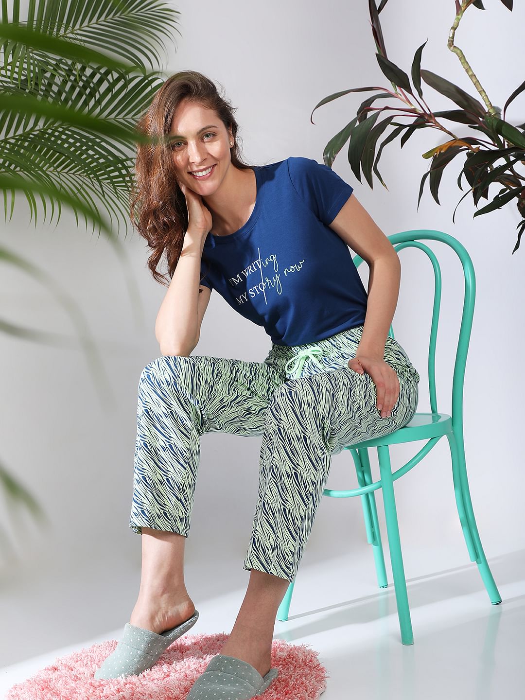 Blue T-Shirt & Pyjama Set