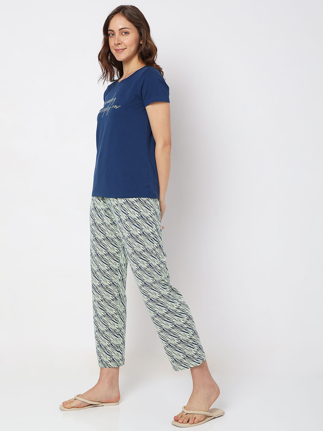 Blue T-Shirt & Pyjama Set
