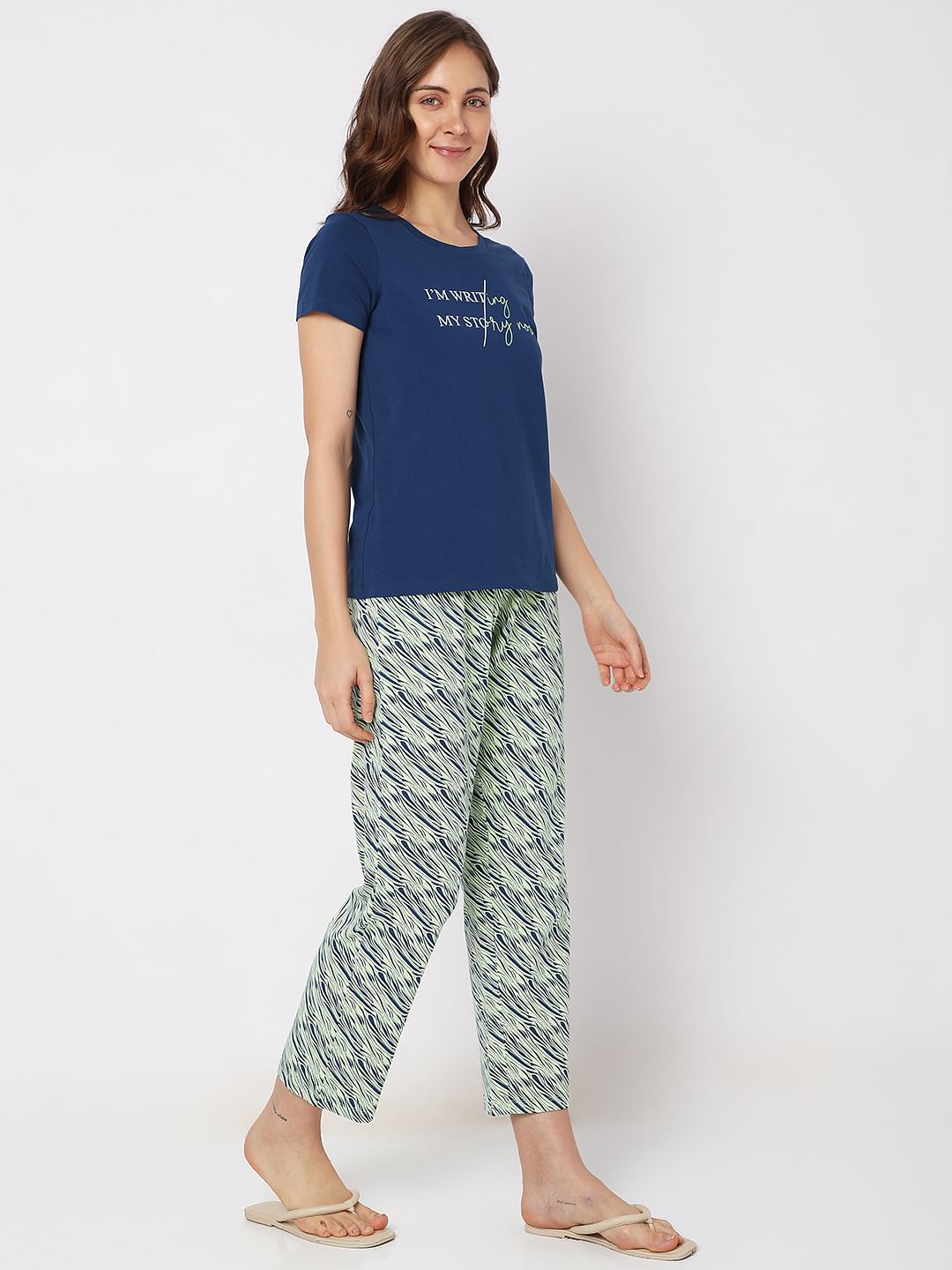 Blue T-Shirt & Pyjama Set