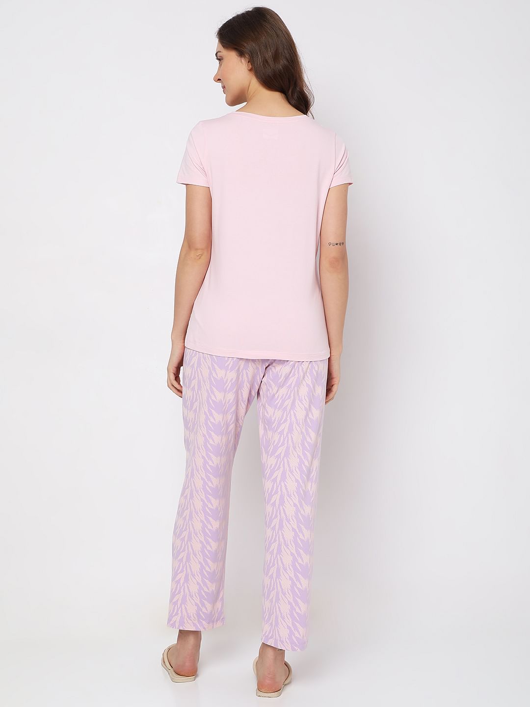 Pink T-Shirt & Pyjama Set