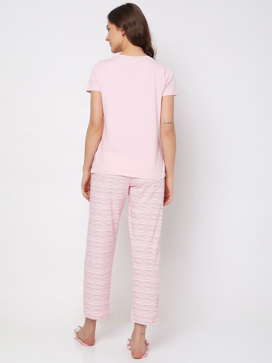 Pink T-Shirt & Pyjama Set