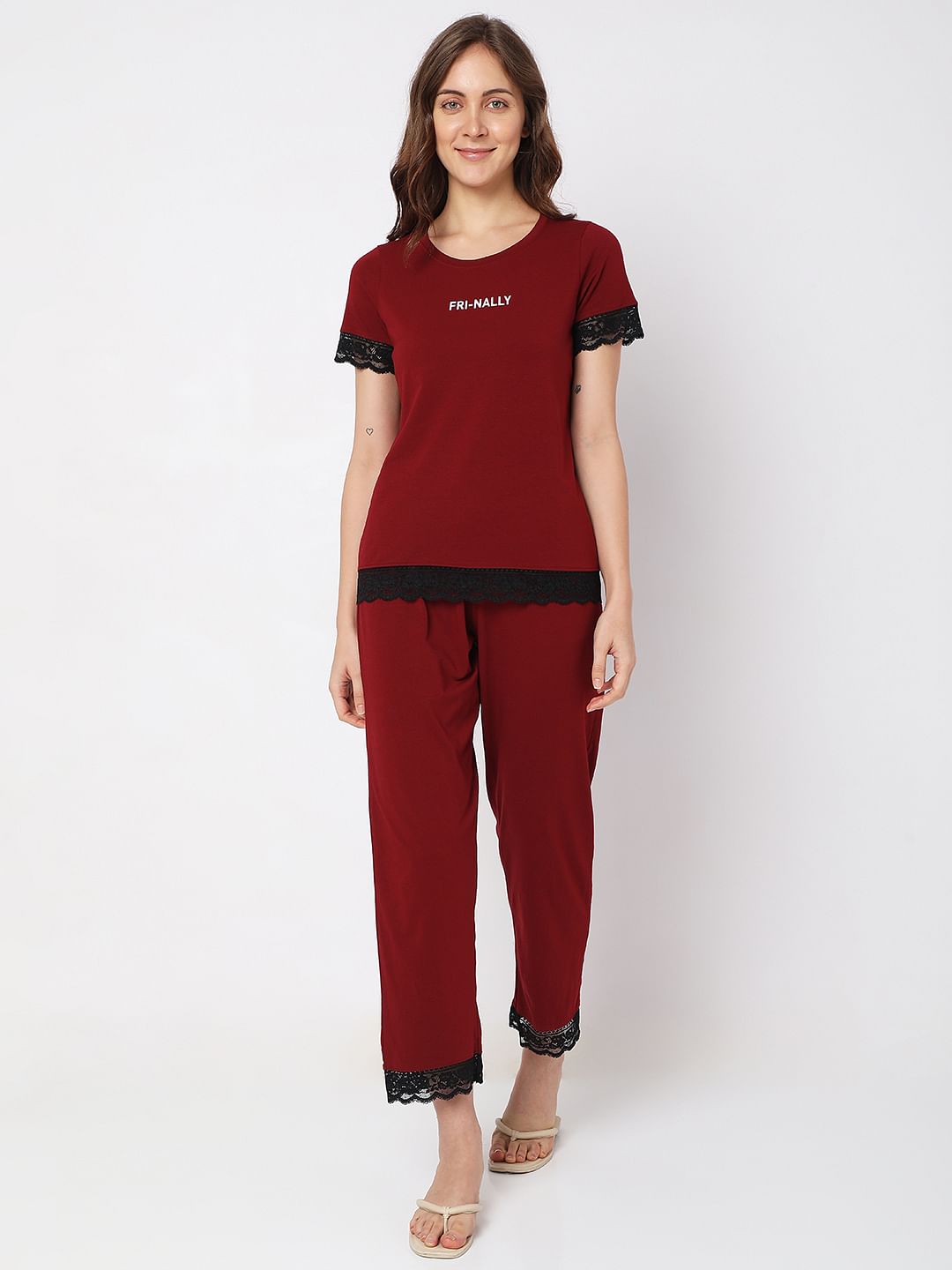 Red T-Shirt & Pyjama Set