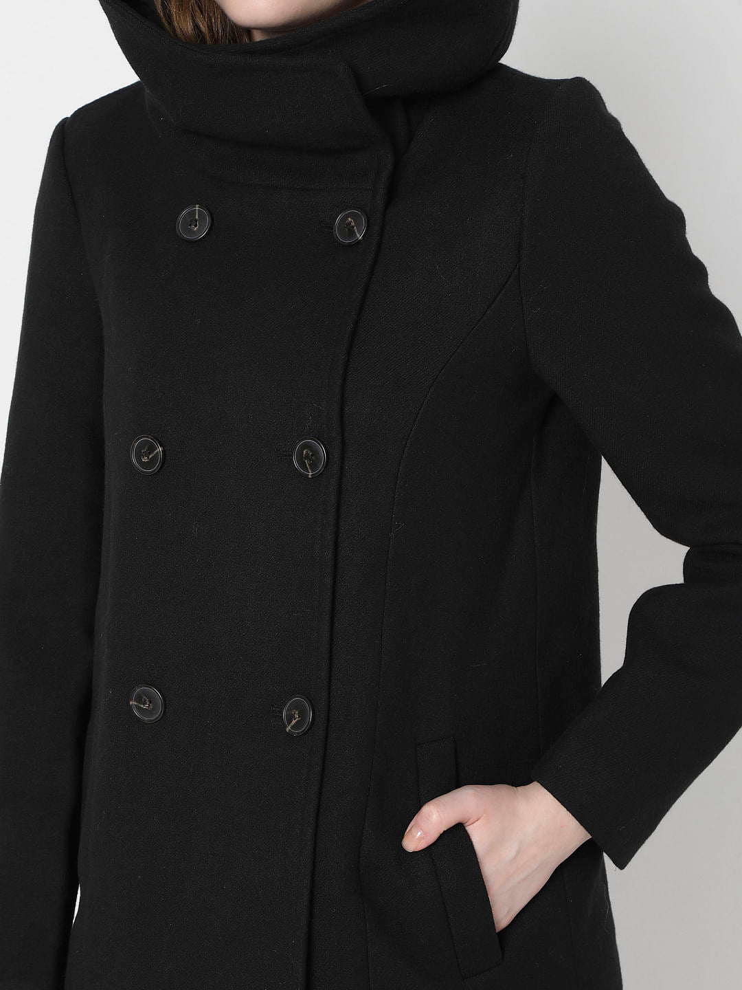 Black Double Breasted Jacket