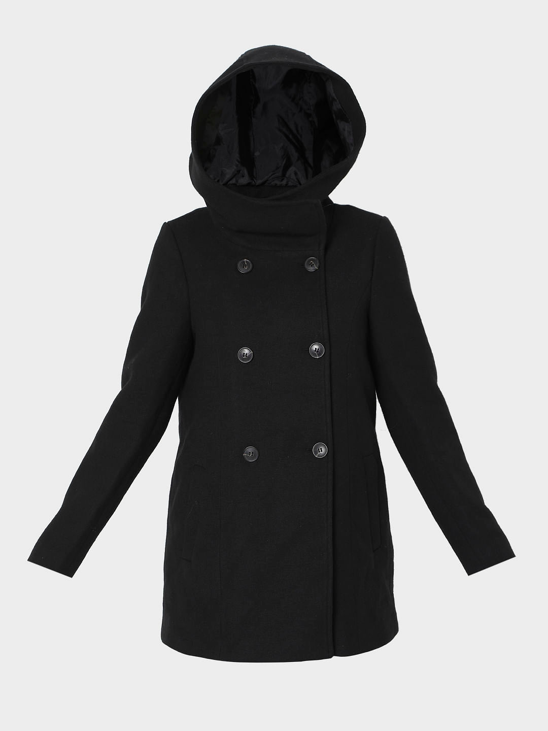 Black Double Breasted Jacket
