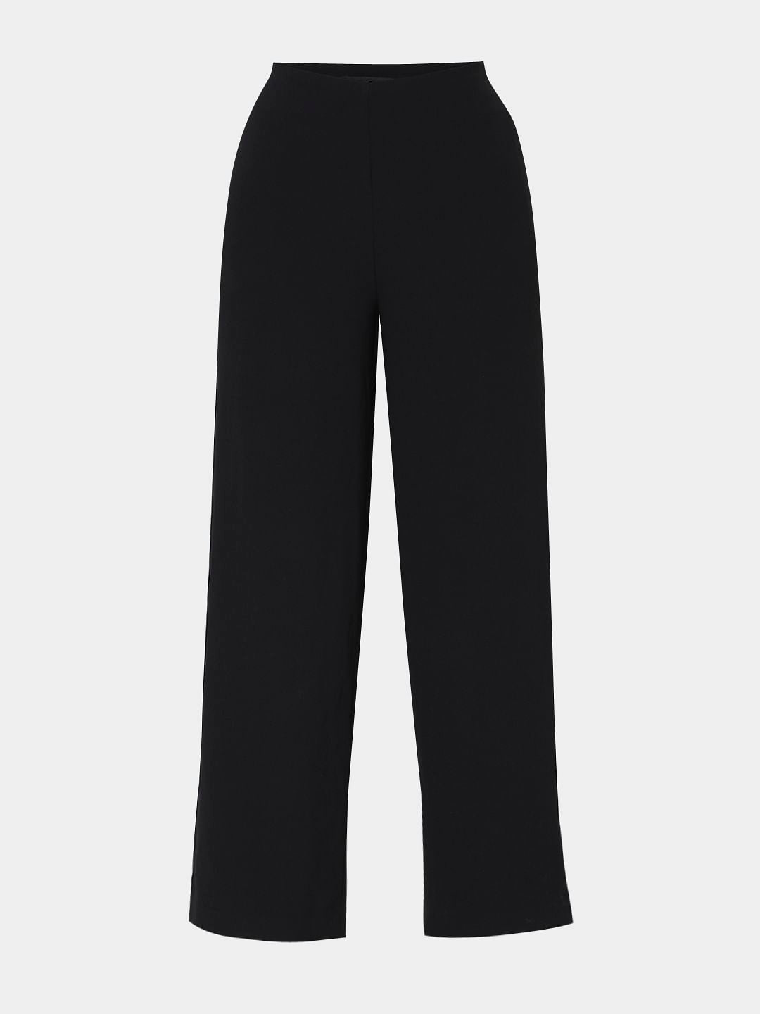 Black Flared Co-Ord Set Pants