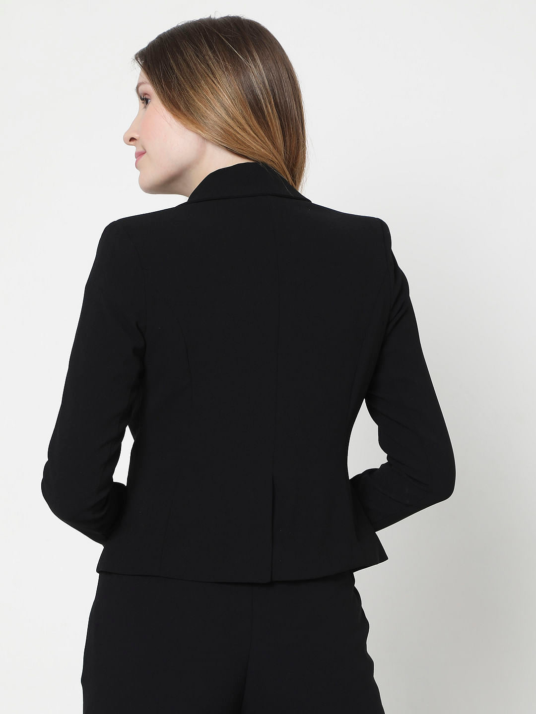 Black Tailored Formal Blazer