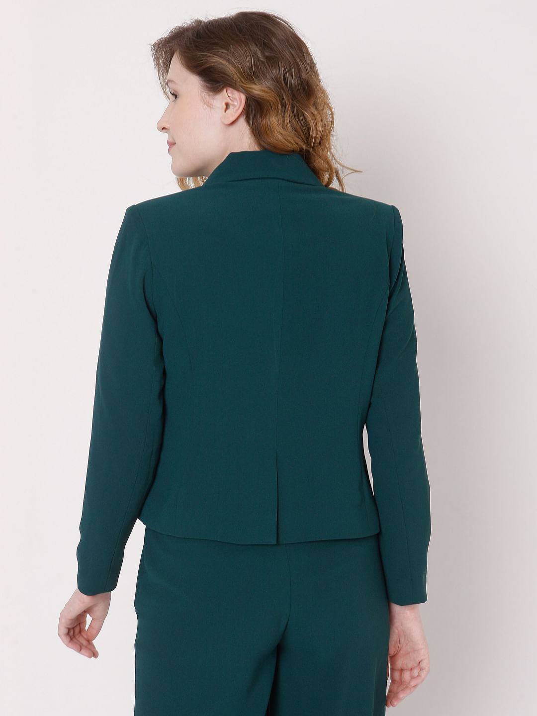 Green Tailored Co-Ord Set Blazer