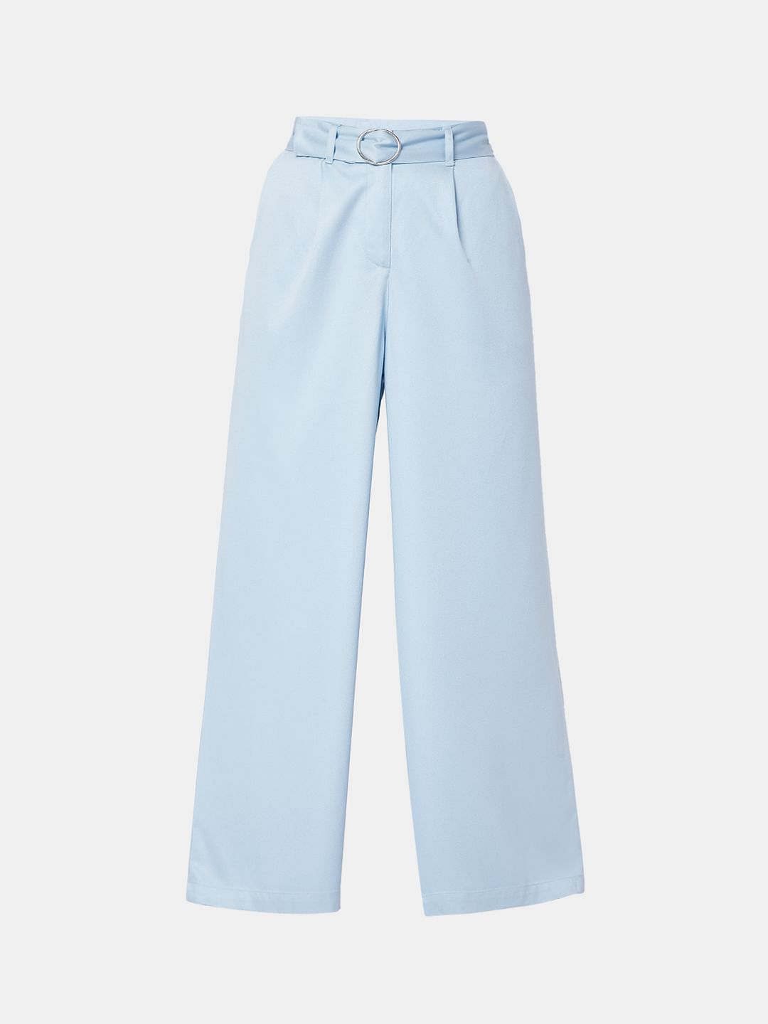Blue High Waist Pants