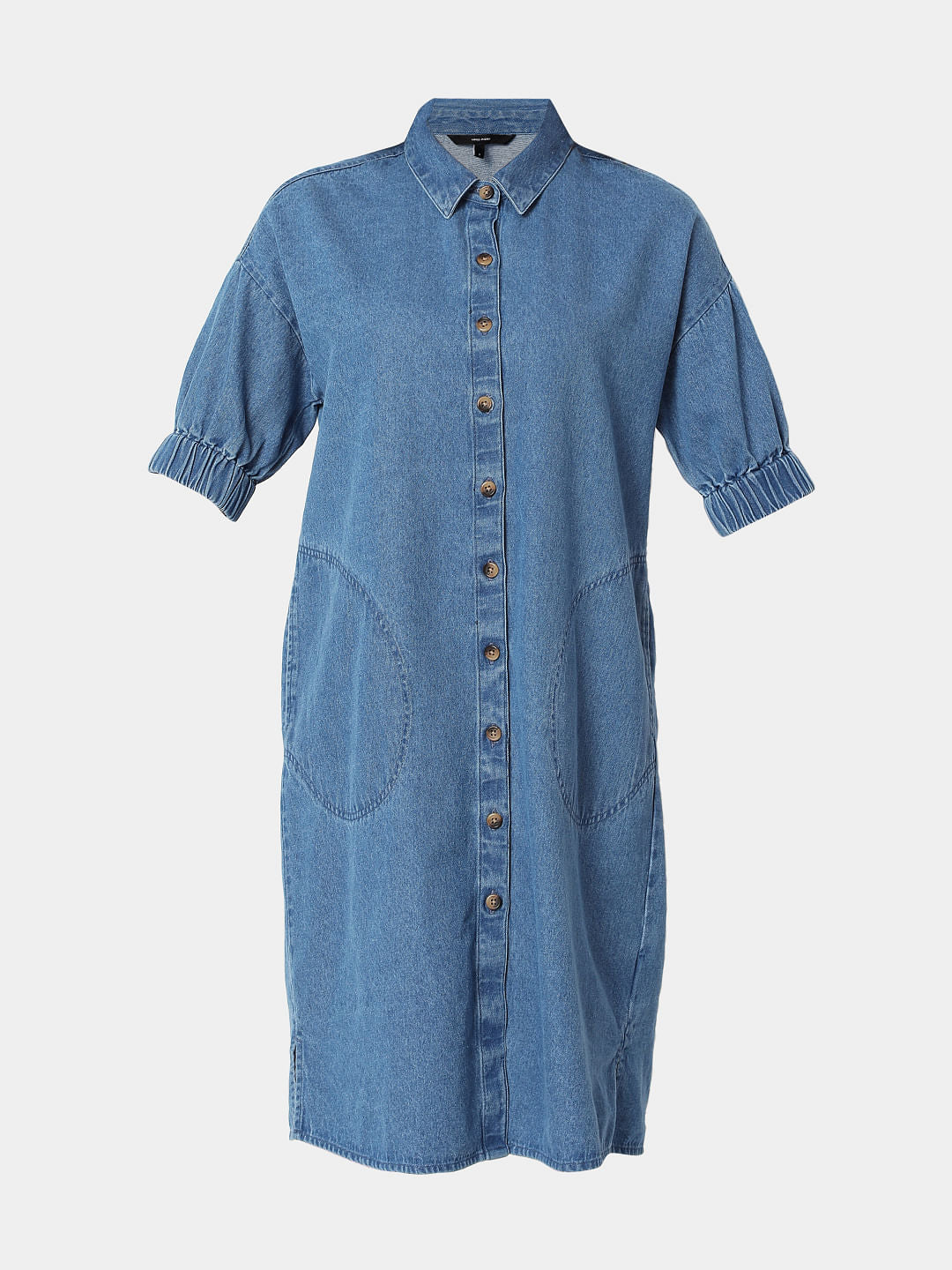 Blue Denim Shift Dress