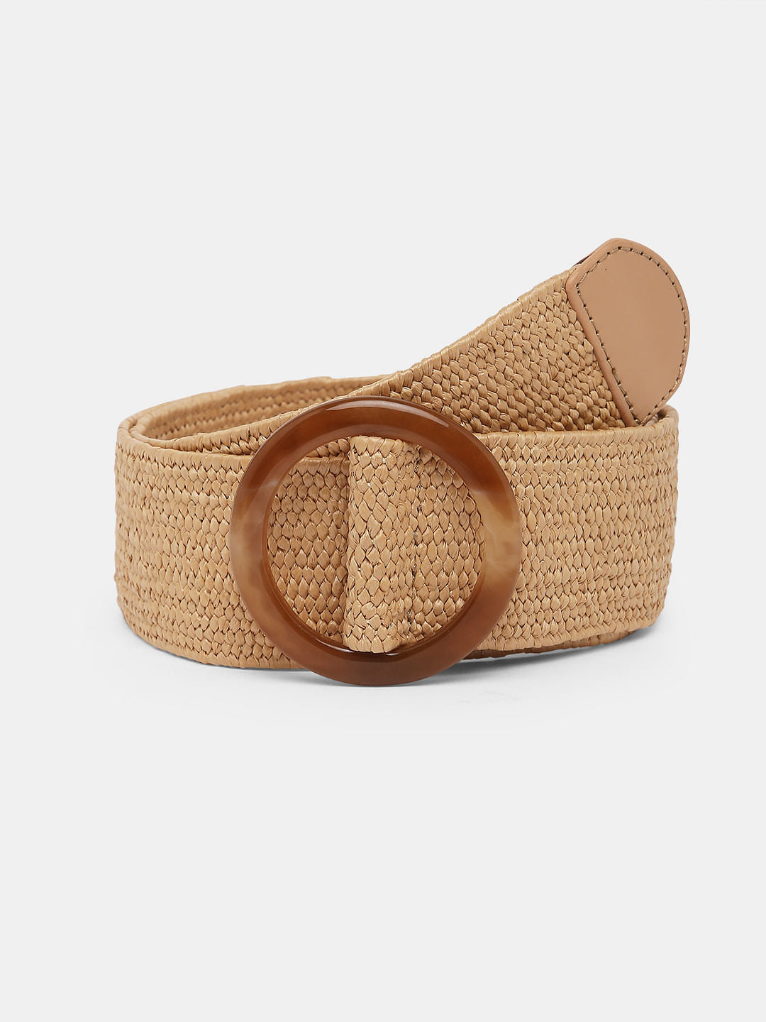 Brown Braided Belt