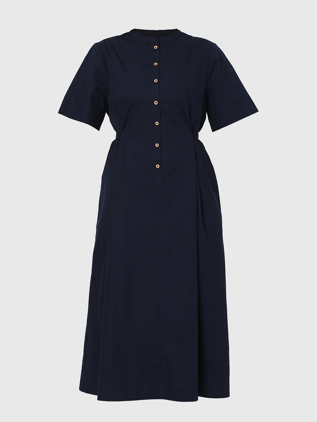 Navy Blue Midi Dress