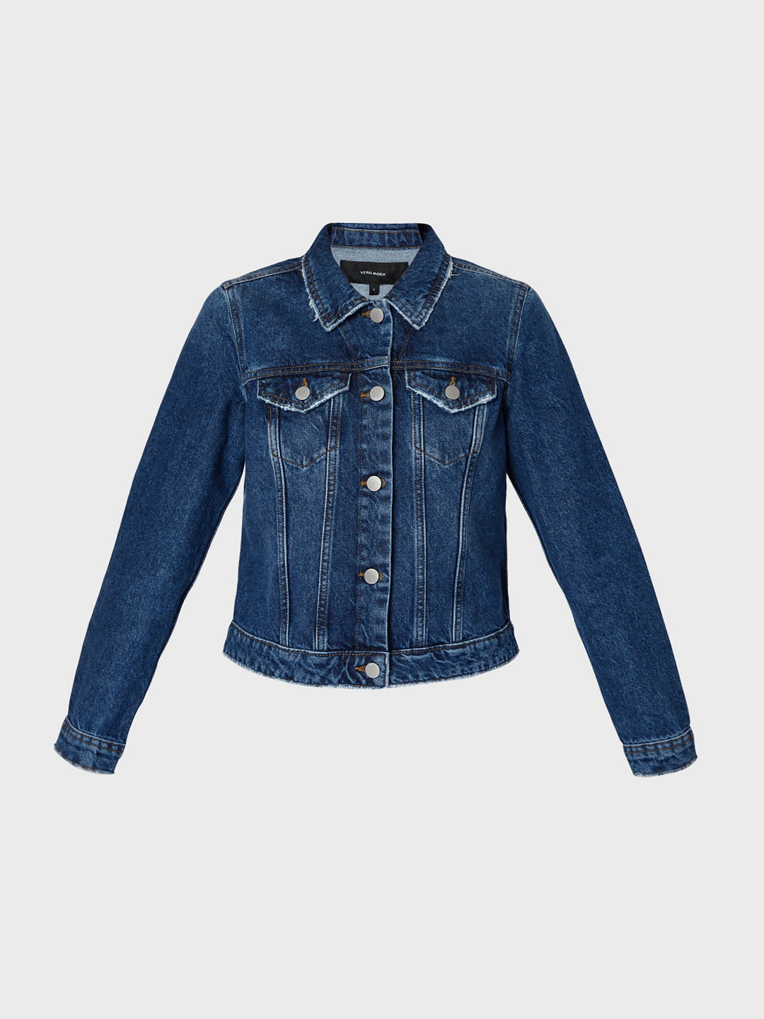 Dark Blue Denim Trucker Jacket