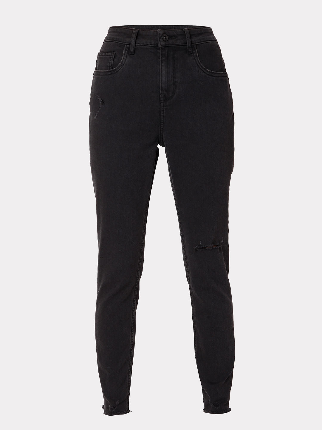 Black High Rise Wendy Skinny Jeans