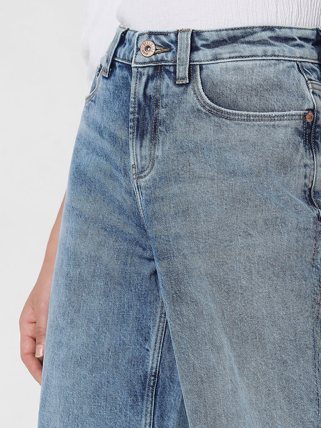 Blue High Waist Jeans