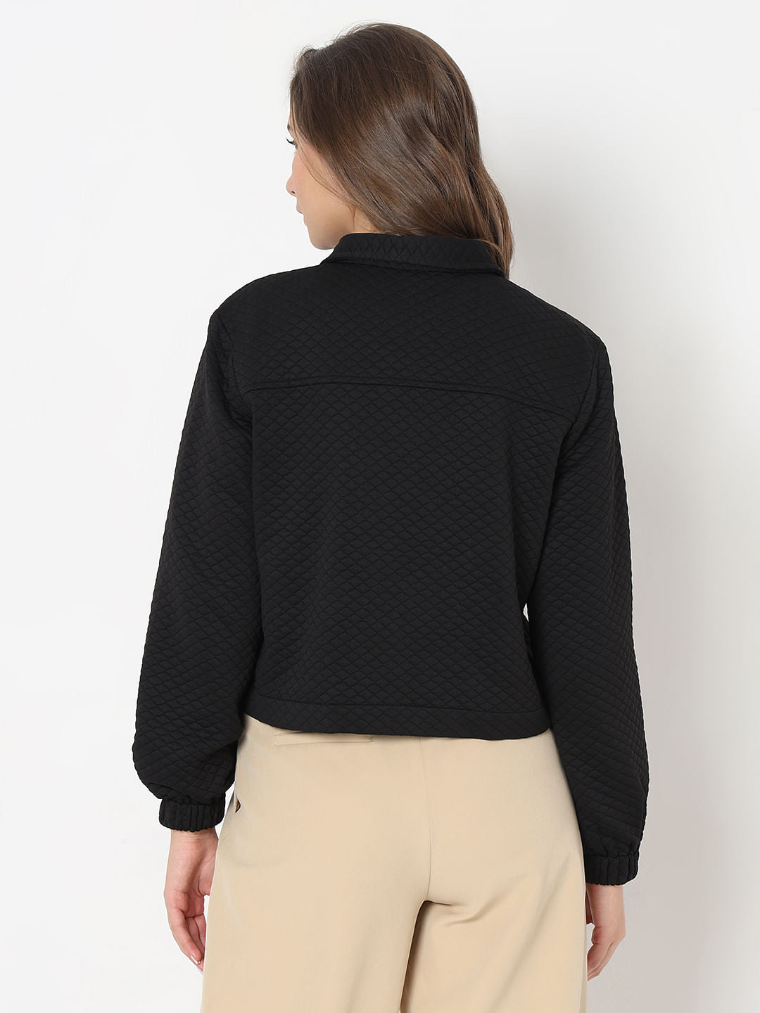 Black Quilted Jacket