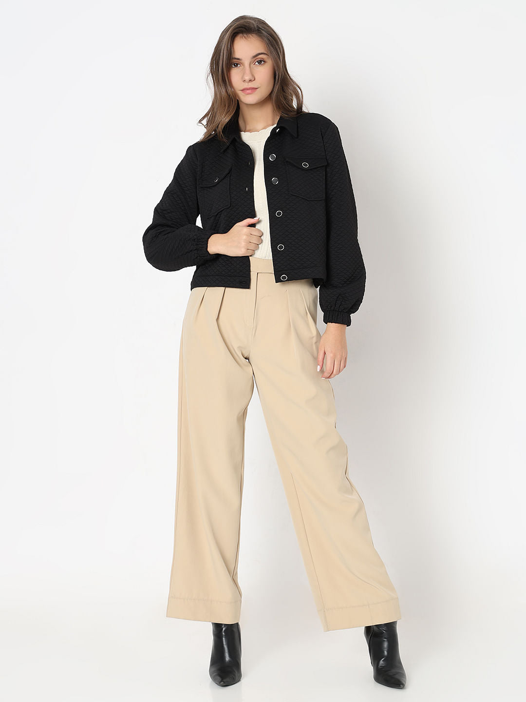 Black Quilted Jacket