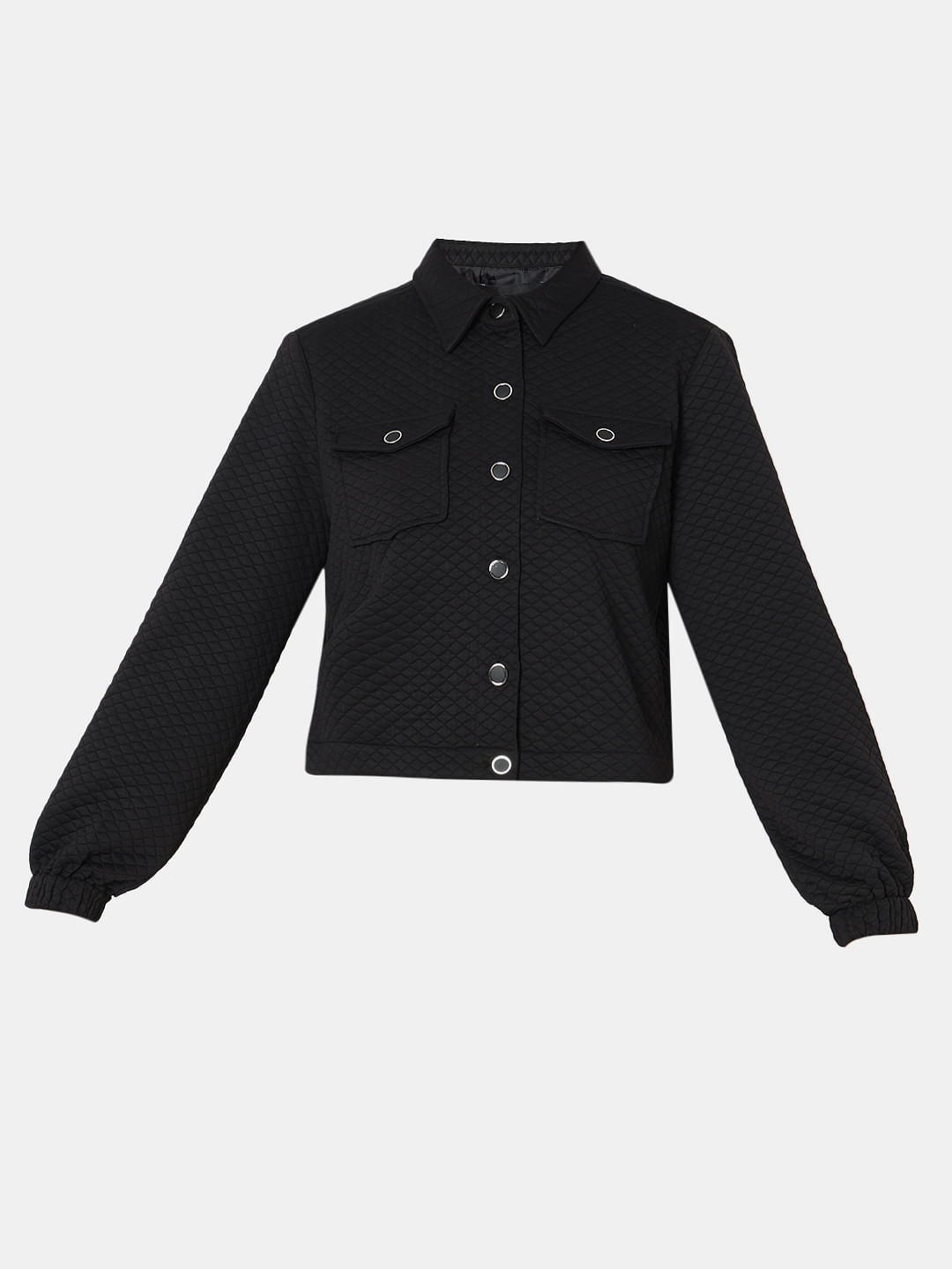 Black Quilted Jacket