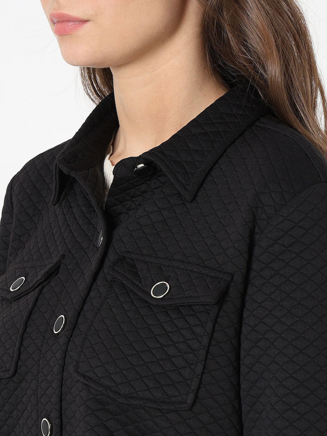 Black Quilted Jacket