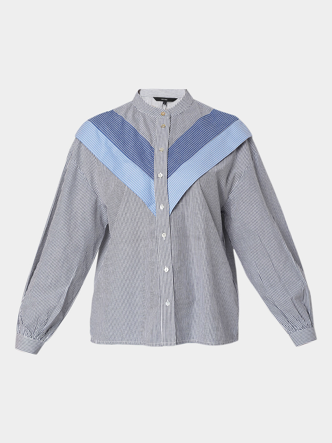 Black Vertical Stripe Shirt