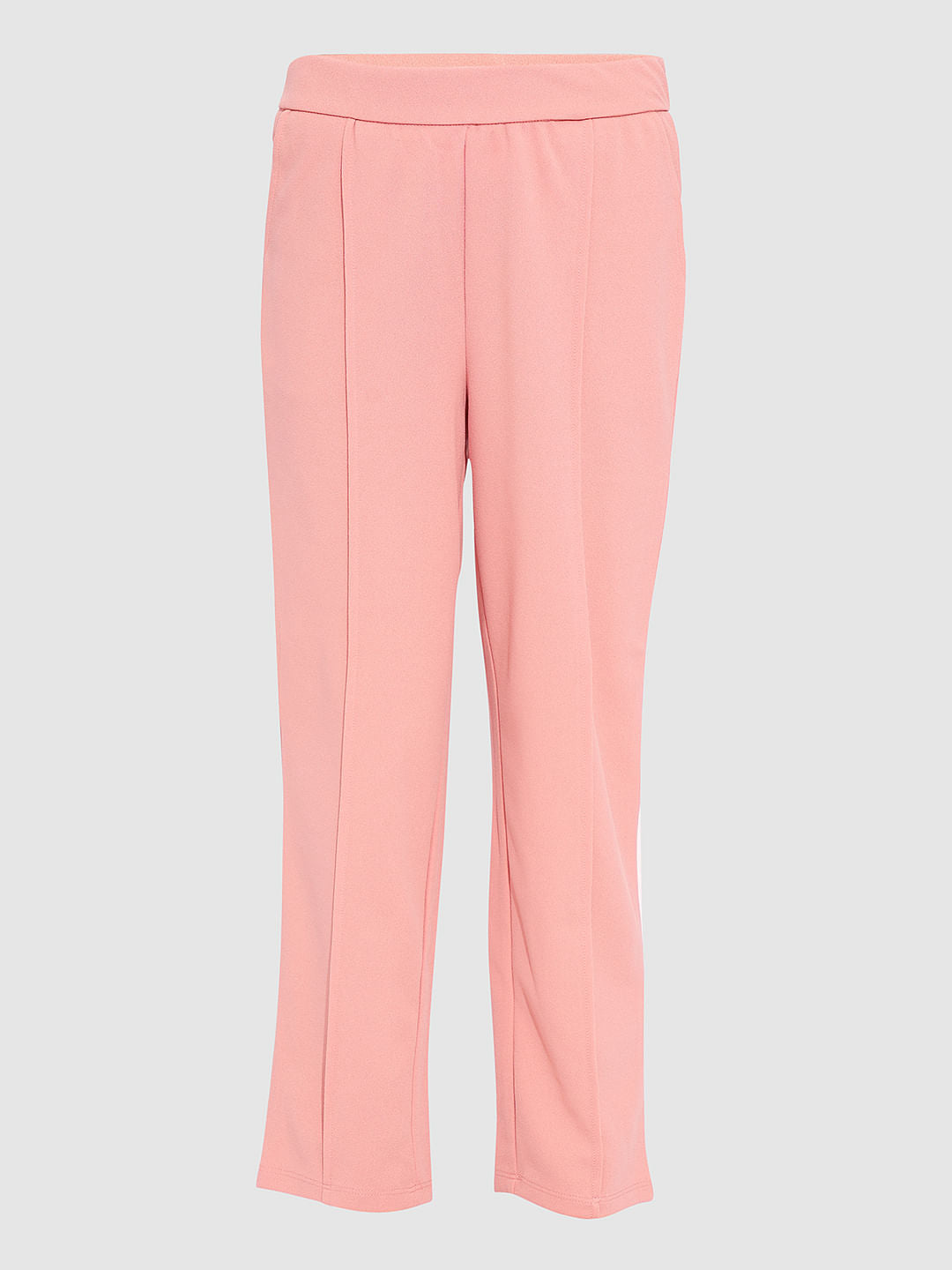 Girls Blush Pink Pintuck Pants