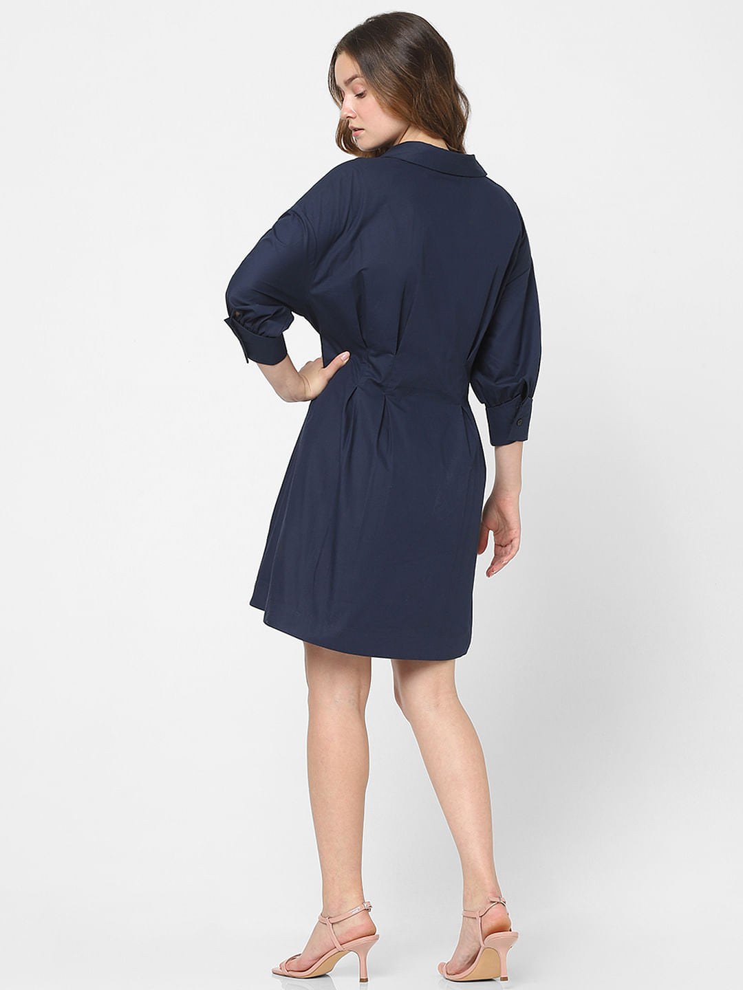 Navy Blue Mini Dress