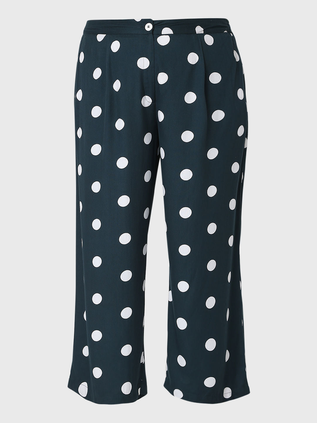 Curve Blue Polka Dot Pants