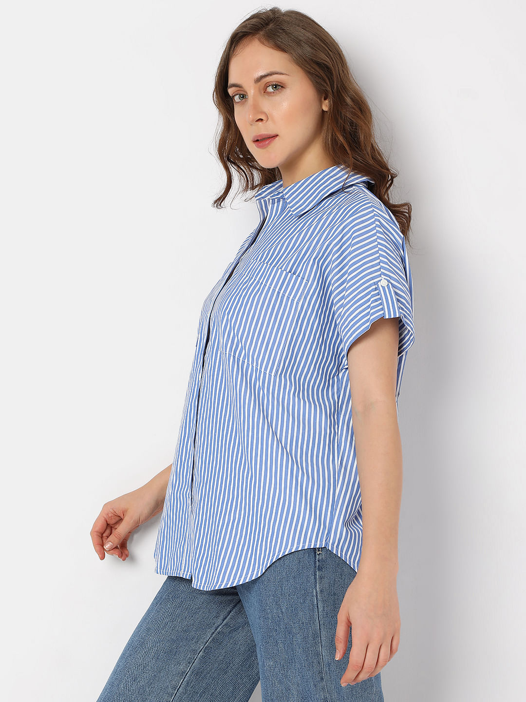 Blue Striped Shirt