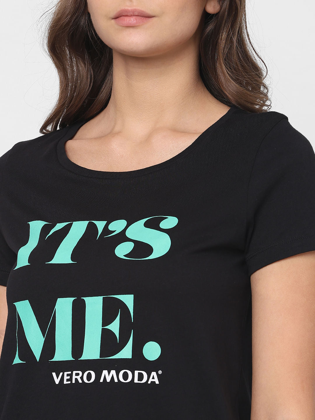 Black Printed T-Shirt