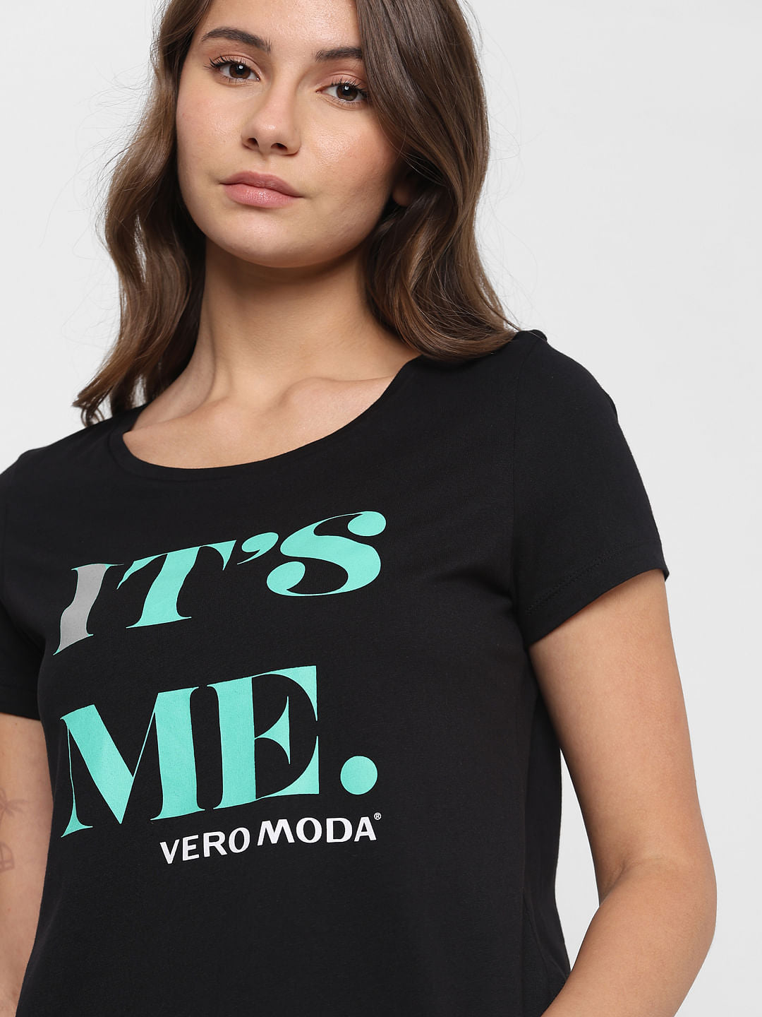 Black Printed T-Shirt