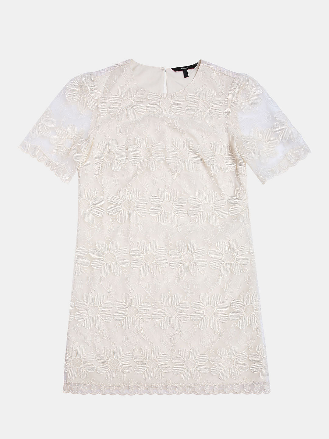 White Lace Mini Dress