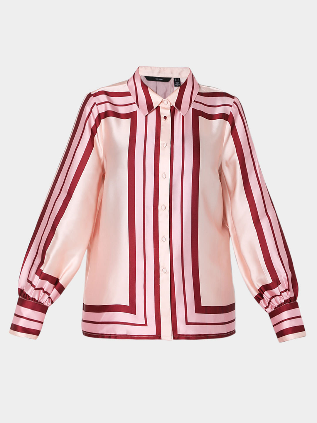 Pink Colourblocked Shirt