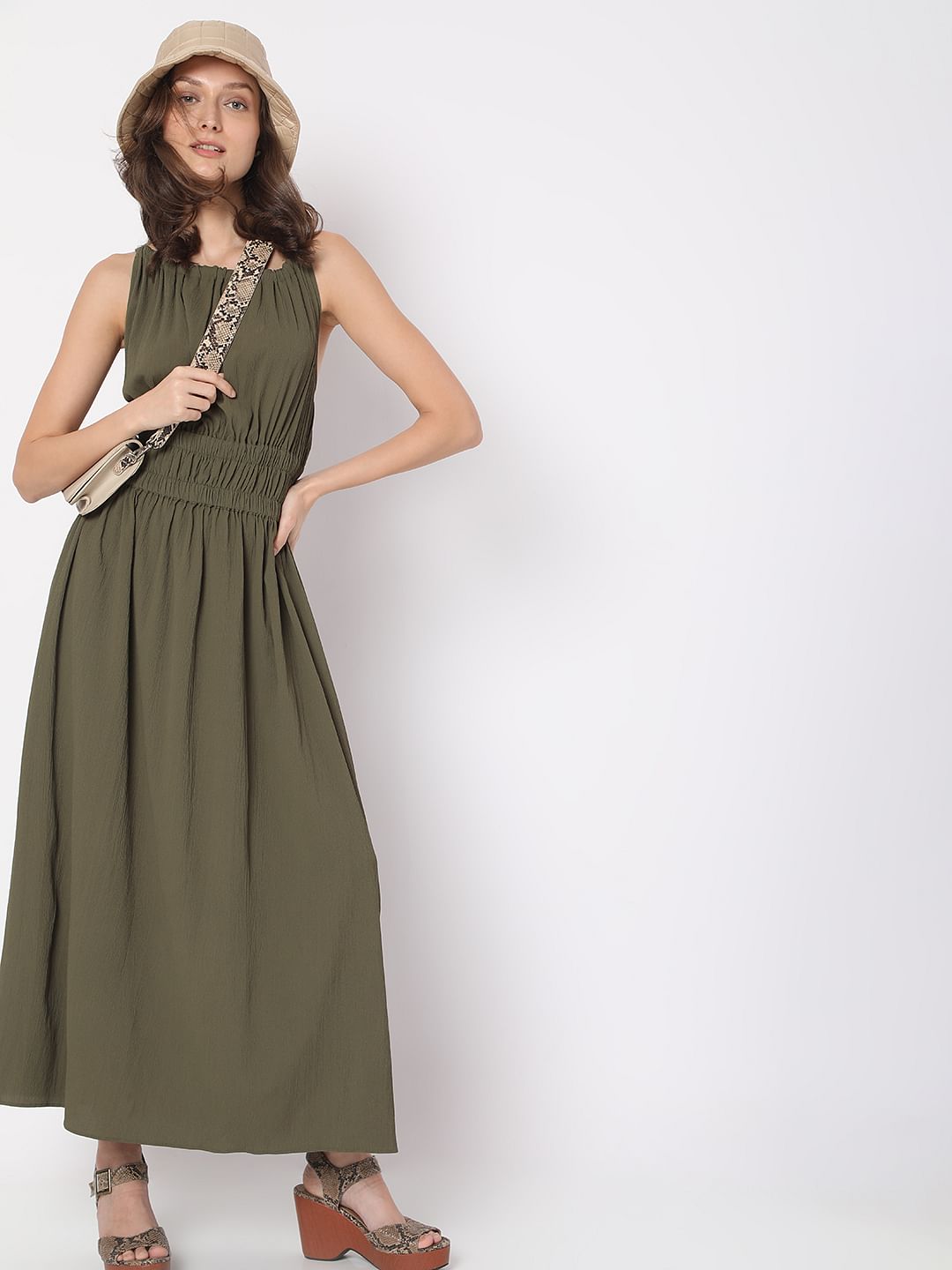 Dark Green Maxi Dress