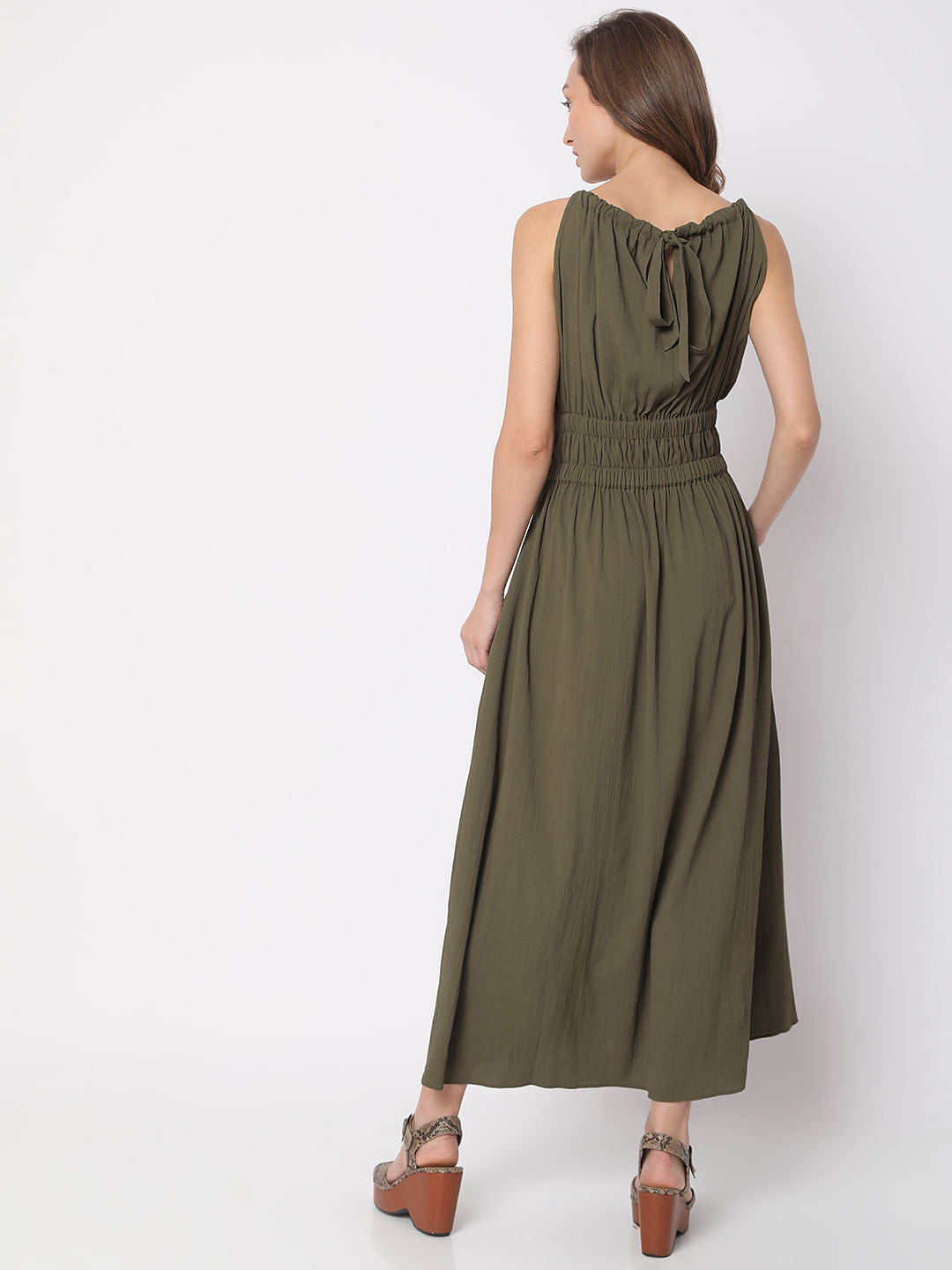 Dark Green Maxi Dress