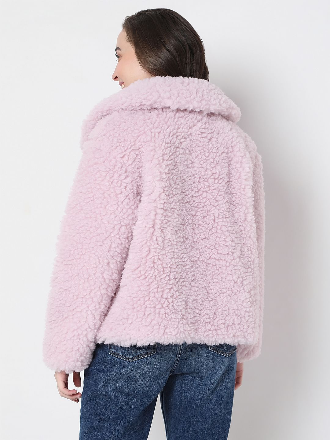 Lilac Faux Fur Jacket