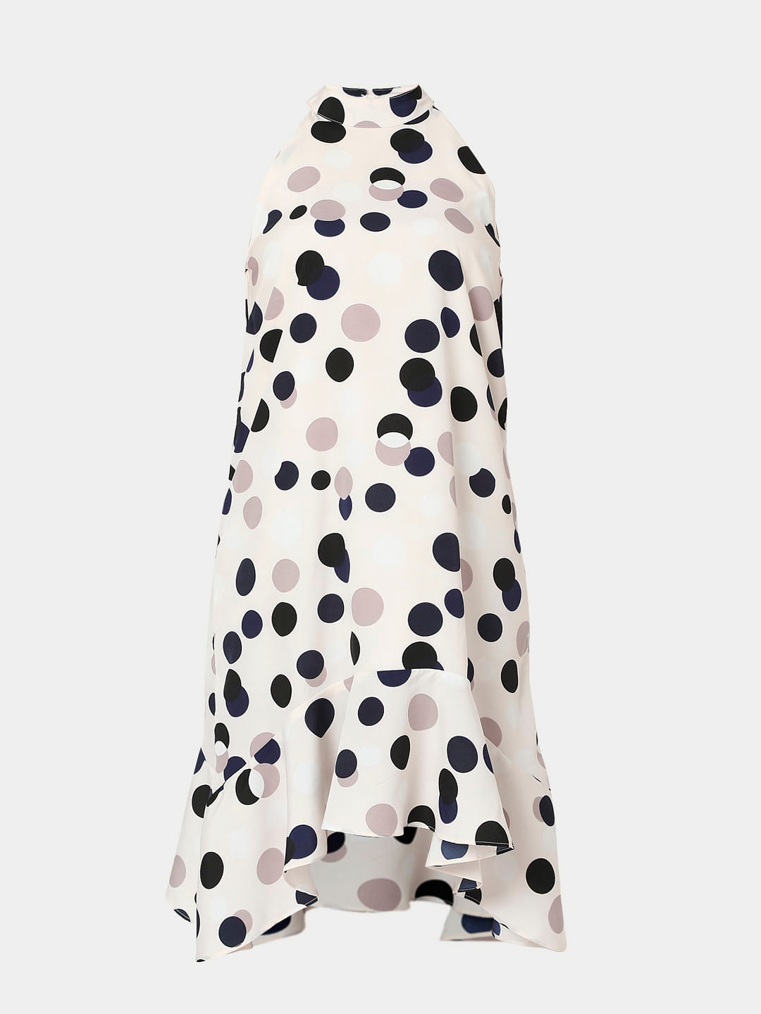 Brown Polka Dot Shift Dress