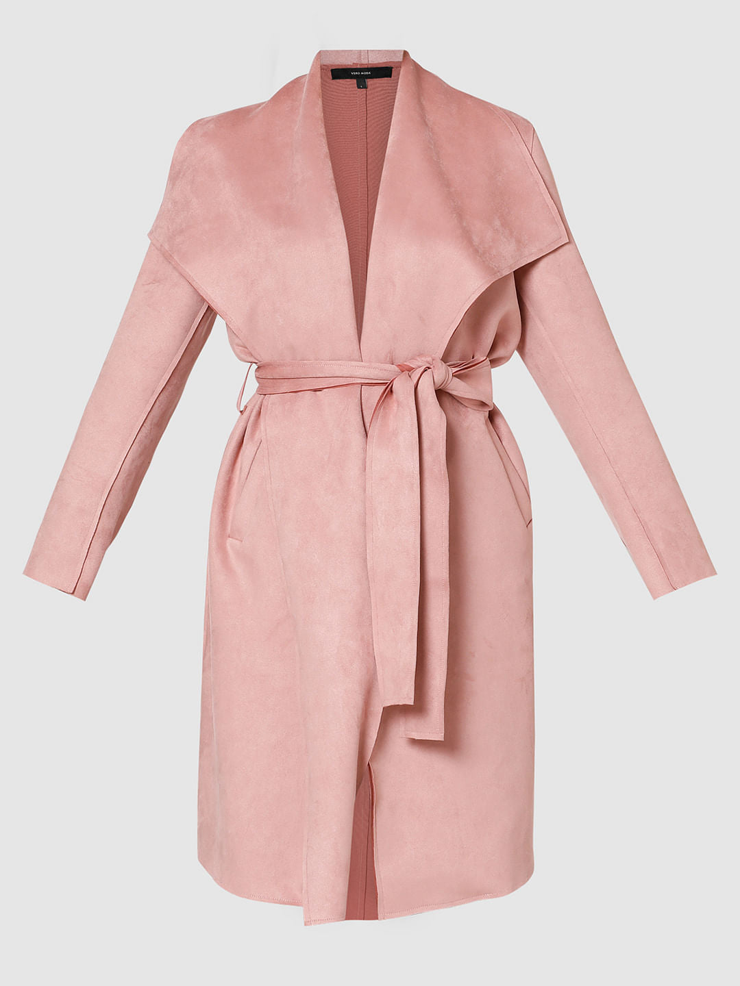 Pink Wrap Suede Jacket
