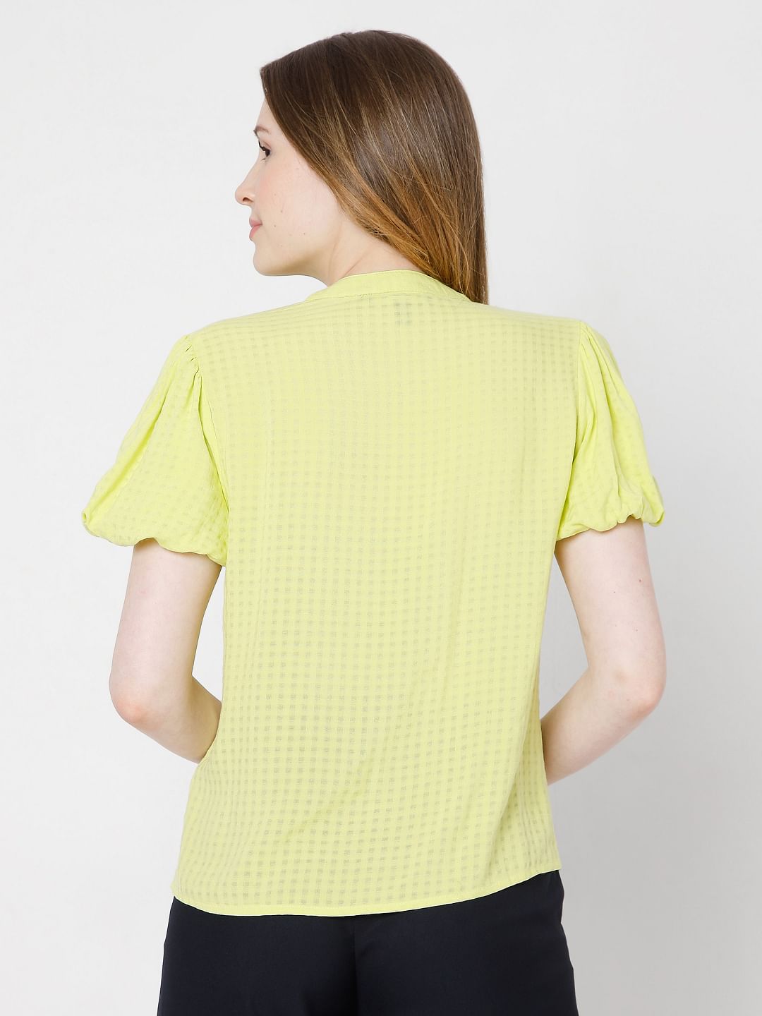 Yellow Check Shirt