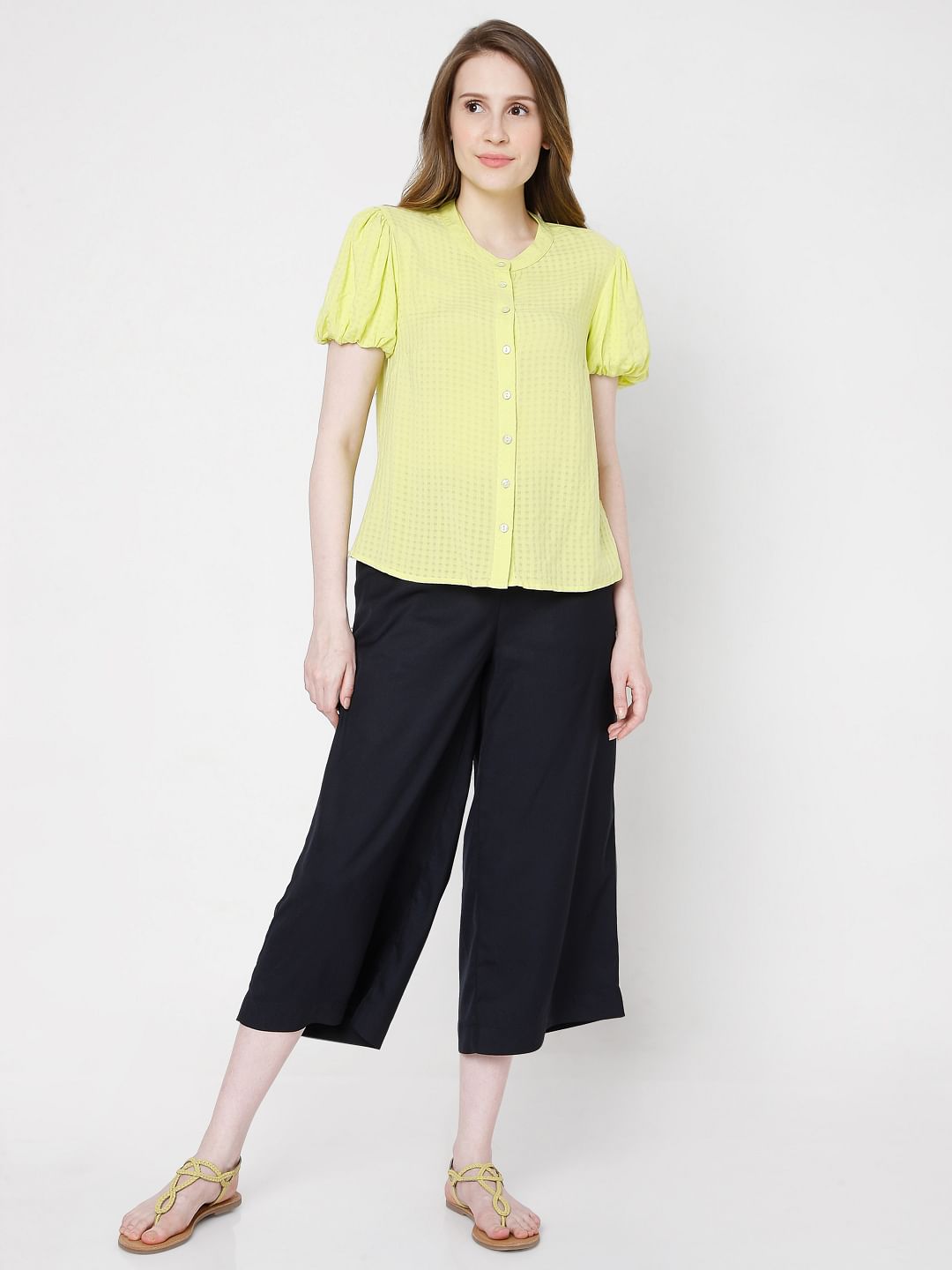 Yellow Check Shirt