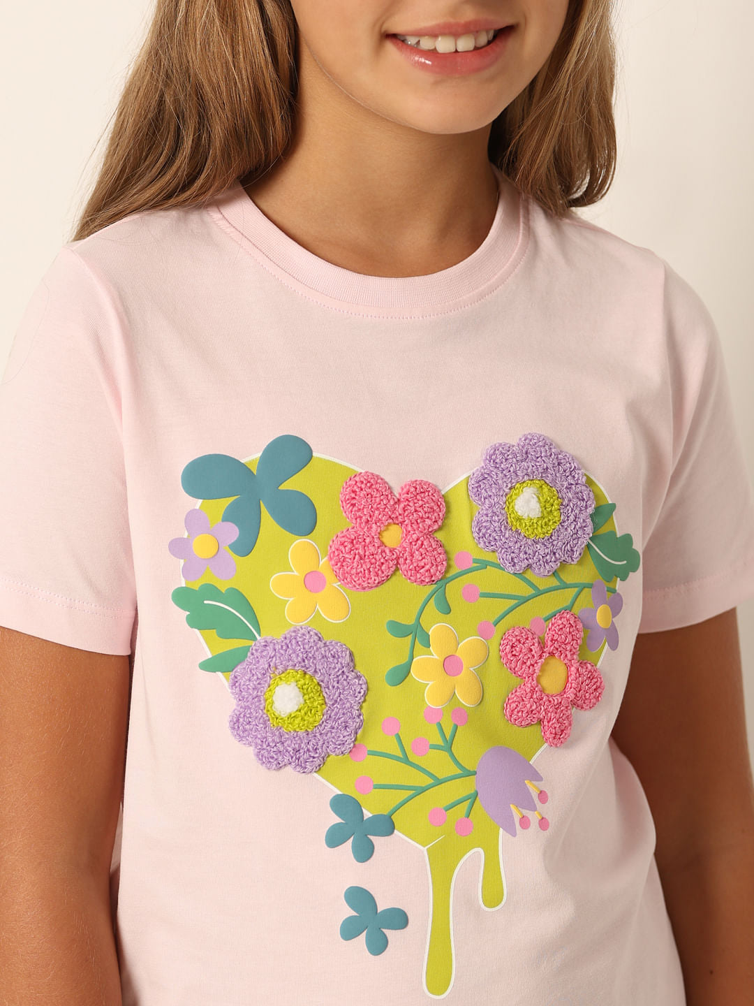 Pink Graphic Print T-Shirt