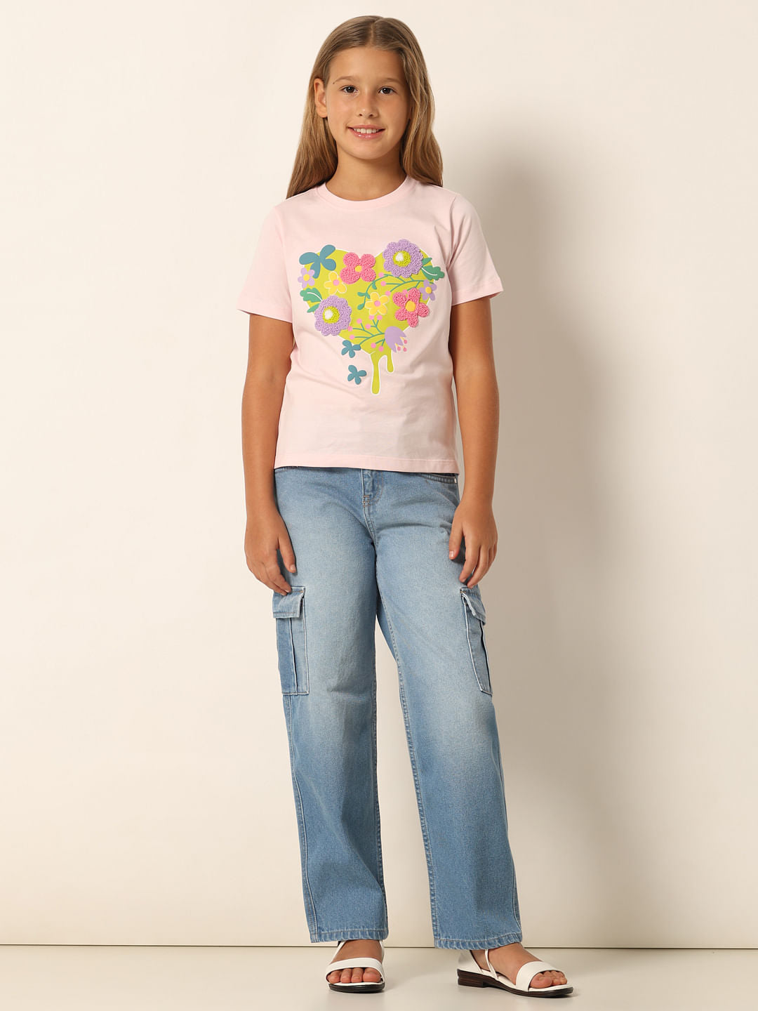 Pink Graphic Print T-Shirt