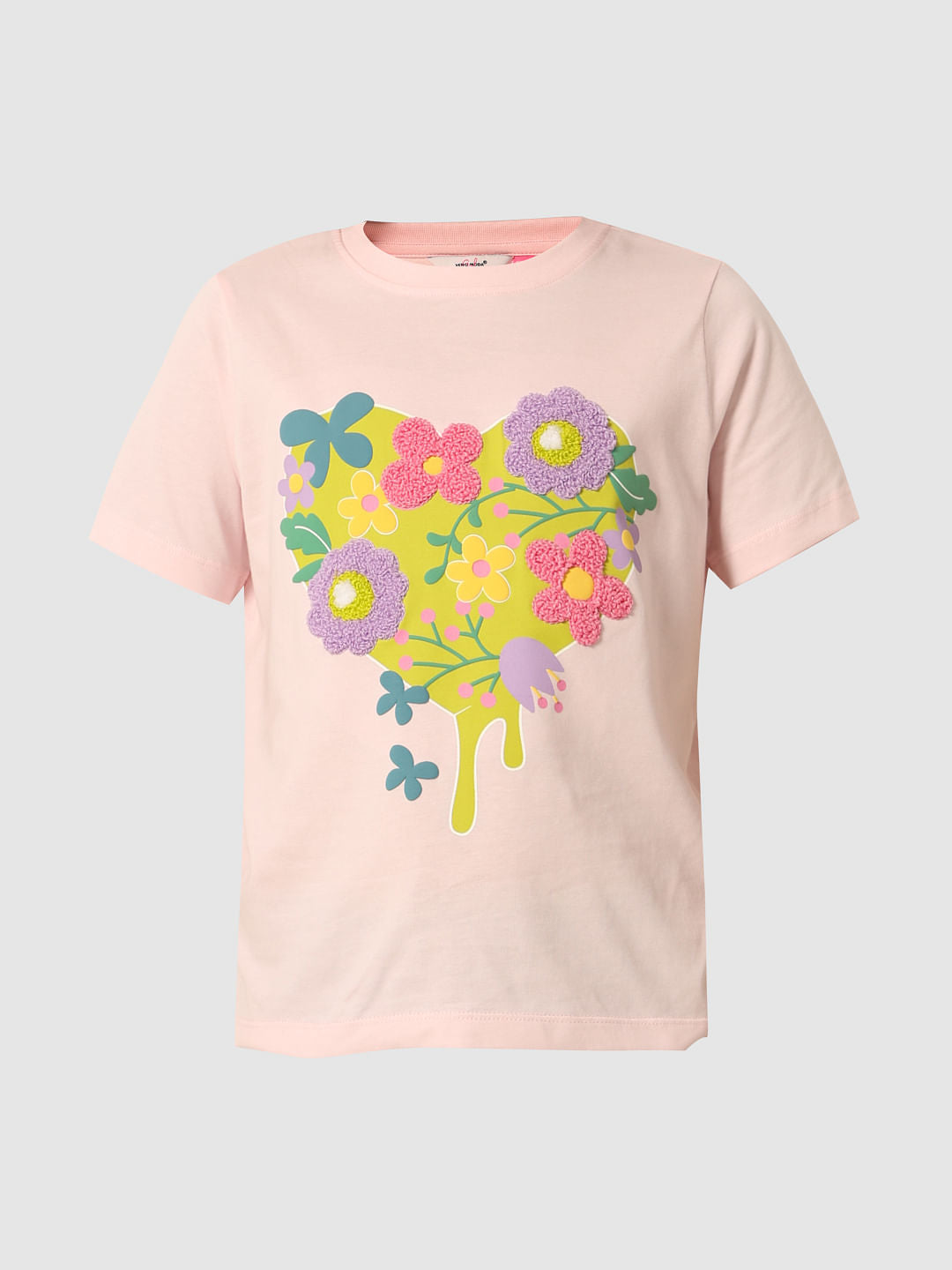 Pink Graphic Print T-Shirt